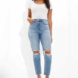 AEO curvy mom jean